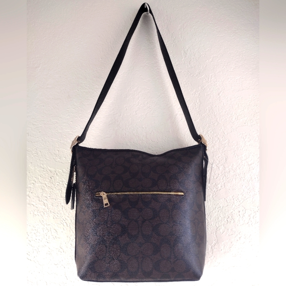 Coach Signature Canvas Val Duffle Bag NWT Sold - Picture 12 of 16